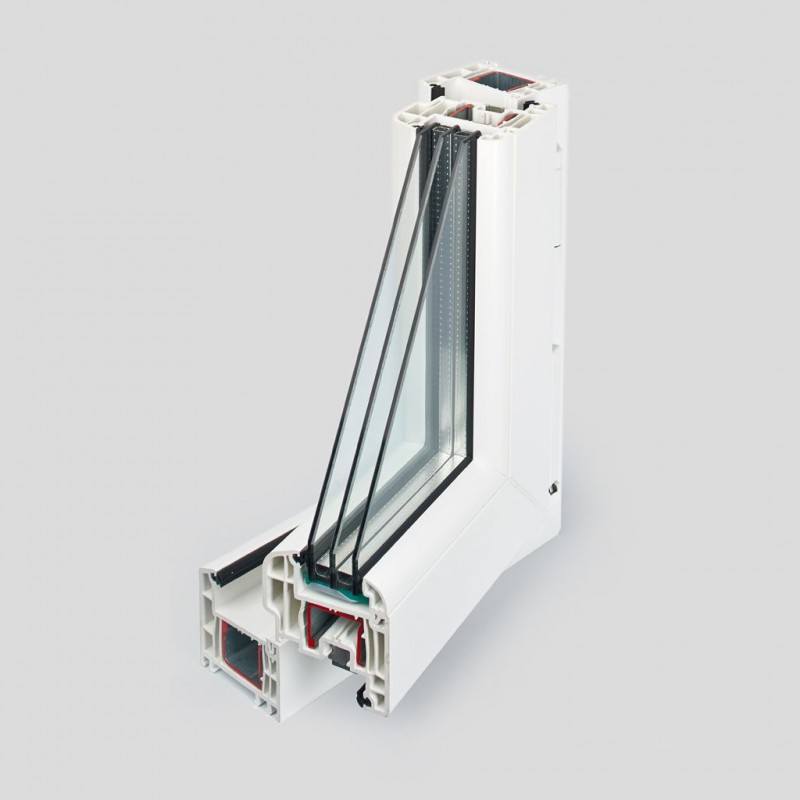 Энергоэффективное пластиковое окно REHAU с многокамерным профилем и шумоизоляцией